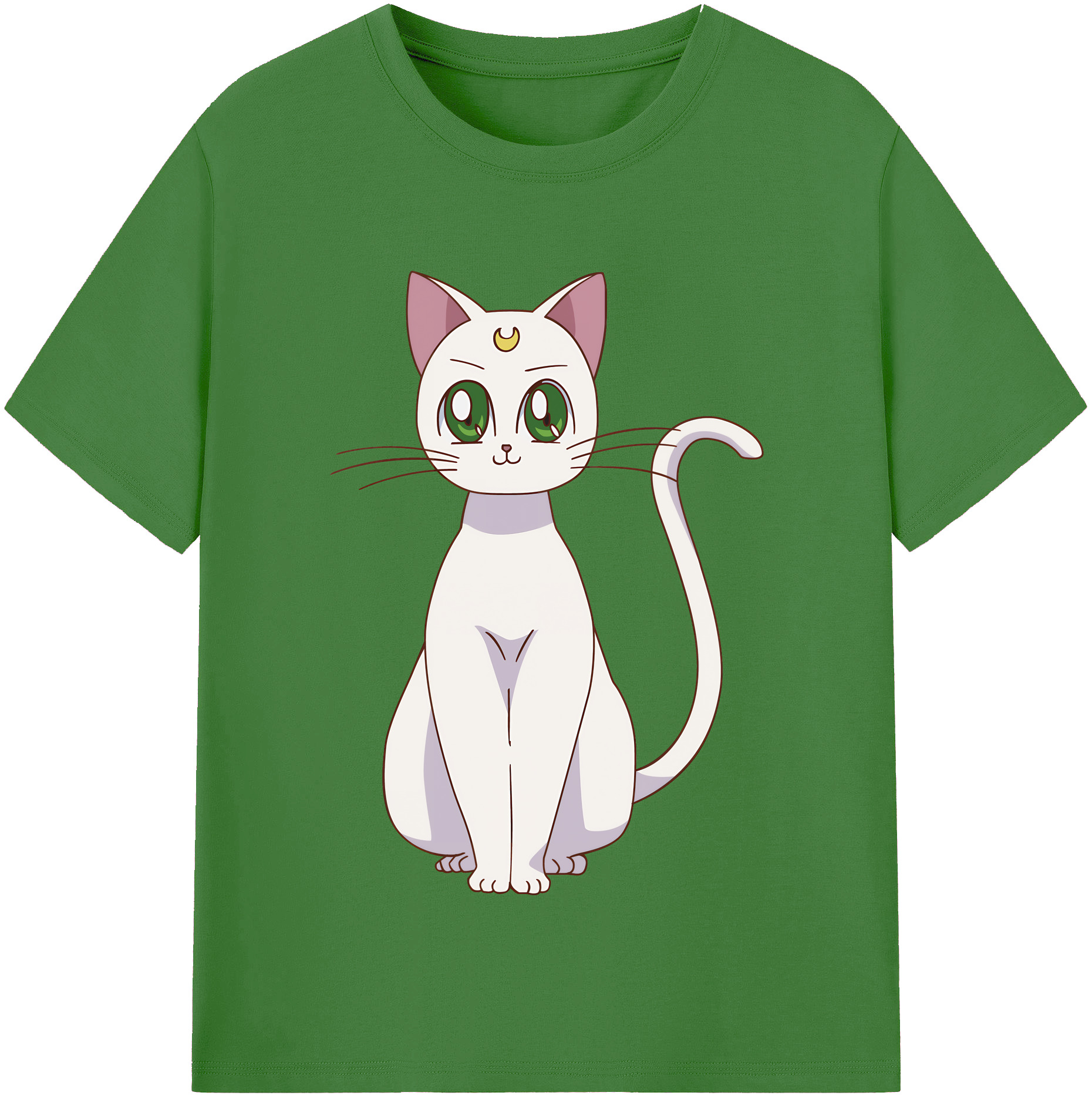 （画像用） 美少女戦士セーラームーン Sailor Moon レディースカジュアルプリントTシャツ（綿100％）